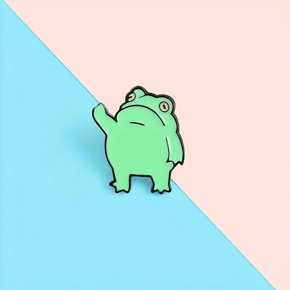 Flippin' Frog Pin - Picture 2 of 3